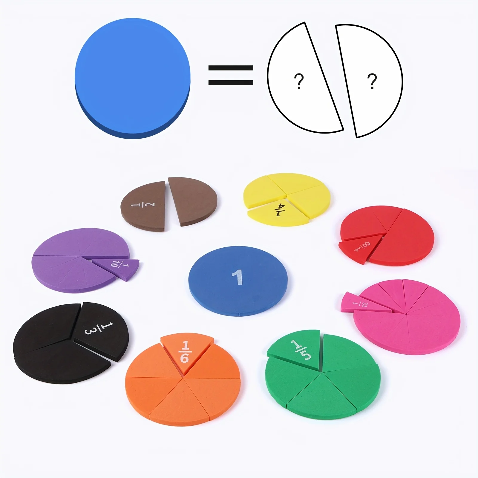 Math Manipulative Set - مجموعة 9 قطع من أدوات الرياضيات