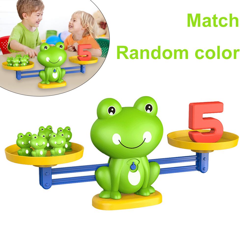 Kids Education Number - لعبة الأوزان الرياضية على شكل ضفدع،