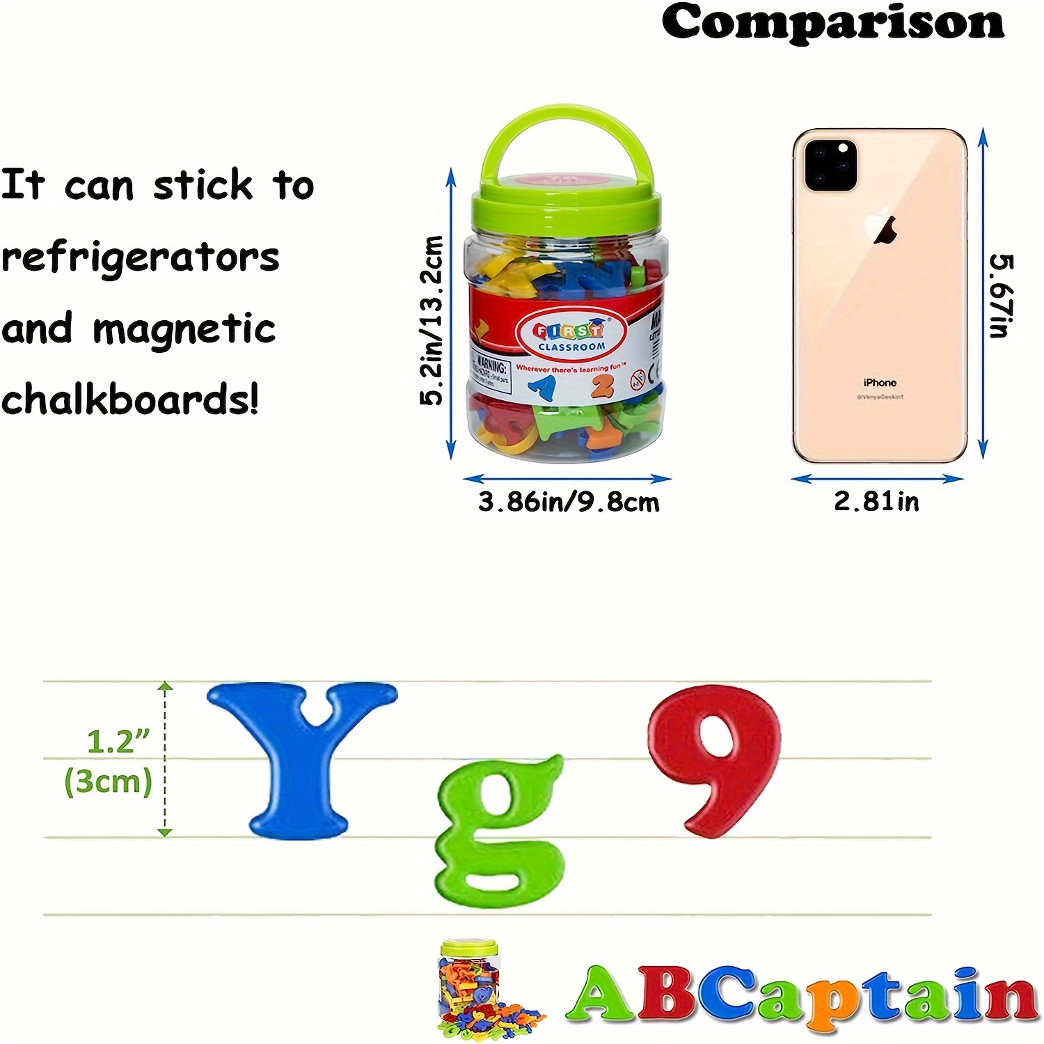 78 قطعة من أرقام الحروف المغنا - مراجعة Kids Education Alphabet Numbers وسعره