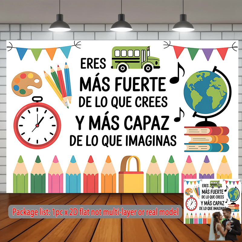 لوحة جدارية ملهمة لتزيين غرف ا - مراجعة Kids Education Banner وسعره