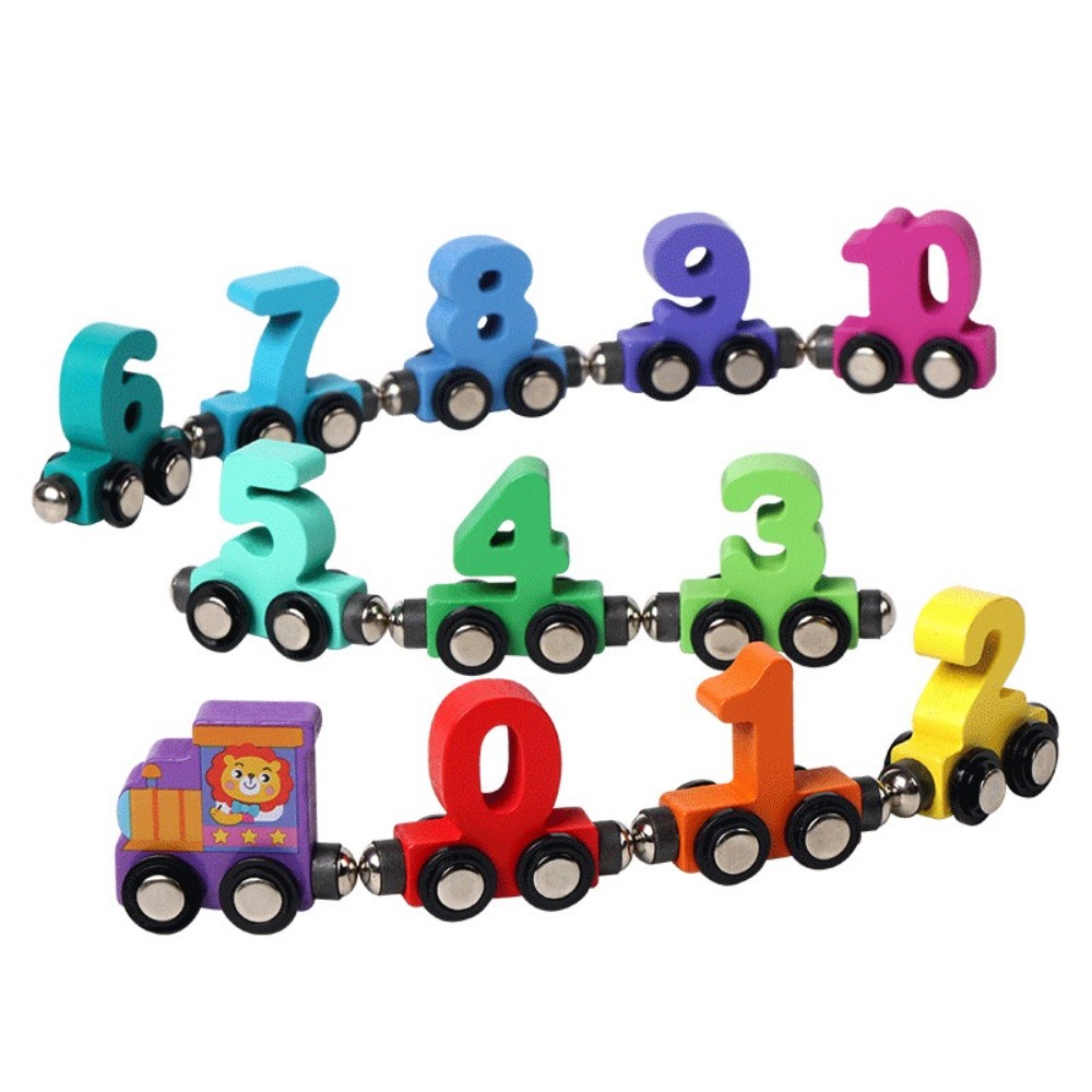 مجموعة قطار أرقام رقمية 0-10،  - مراجعة Kids Education Number وسعره