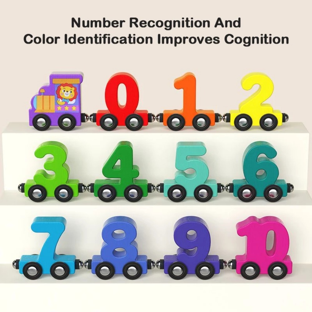 مجموعة قطار أرقام رقمية 0-10،  - مراجعة Kids Education Number وسعره